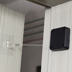 Automatic sensor door closer punch-free adjustable surface