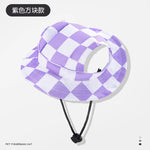 Dog cat anti-strangle hat anti-off ear adjustable rope