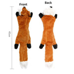 Funny Simulated Animal No Stuffing Dog Toy with Squeakers