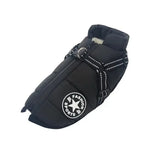 Large Pet Dog Jacket With Harness Winter Warm Dog