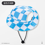 Dog cat anti-strangle hat anti-off ear adjustable rope