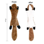 Funny Simulated Animal No Stuffing Dog Toy with Squeakers