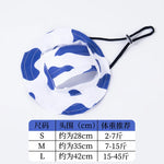 Dog cat anti-strangle hat anti-off ear adjustable rope