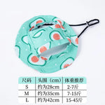 Dog cat anti-strangle hat anti-off ear adjustable rope