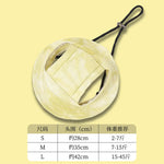 Dog cat anti-strangle hat anti-off ear adjustable rope