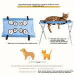 Portable Pet Grooming Bath Hammock Stand Adjustable Dog Cat