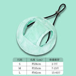 Dog cat anti-strangle hat anti-off ear adjustable rope