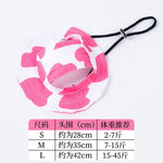 Dog cat anti-strangle hat anti-off ear adjustable rope