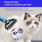 Professional Pet Deshedding Brush Dog Hair Remover Pet