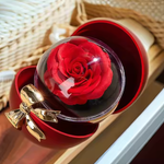 🌟 "I Love You" Necklace & Eternal Rose 🌹 - Lux Sphere Gift 💖