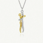 Hugging Couple Necklace 💑✨