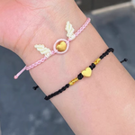 HeartCharm™ Friendship Bracelets – Gold Heart Duo