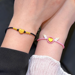 HeartCharm™ Friendship Bracelets – Gold Heart Duo