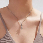 Hugging Couple Necklace 💑✨