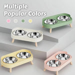 Dopamine Colorful Elevated Pet Feeder