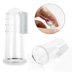 Super Soft Pet Finger Toothbrush Teddy Dog Brush Bad Breath