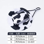 Dog cat anti-strangle hat anti-off ear adjustable rope