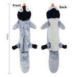 Funny Simulated Animal No Stuffing Dog Toy with Squeakers