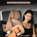 Car Console Organizer with Cup Holder & Tissue Storage