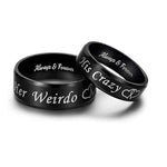 Personalized  Rings for Couples
