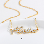 Personalized  Diamond Name Necklace