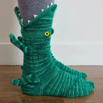 Knit Crocodile Socks Creative Gift Idea Socks