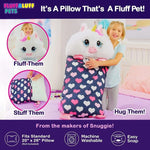 Fluffaluff Pets Children Pillow Cover Soft Animal Cartoon Pillow