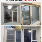 High-Efficiency Window Insulation Film - Winter Wind Blocker