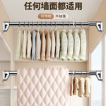 Versatile Telescopic Clothes Rod - Durable, Space-Saving Design