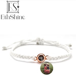Personalized Photo Projection Bracelets for Couples