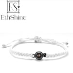 Personalized Photo Projection Bracelets for Couples