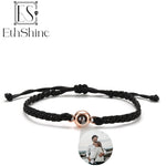 Personalized Photo Projection Bracelets for Couples