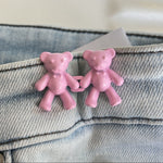 Detachable Colorful Bear Metal