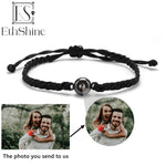 Personalized Photo Projection Bracelets for Couples