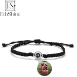 Personalized Photo Projection Bracelets for Couples