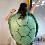 100CM Funny Big Turtle Shell Plush Toy Adult Can Wear Sleeping Bag Stuffed Soft Pillow for kids
