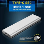 USB 3.1  4TB 8TB High Speed Solid State Mobile External SSD Hard Drive Disk