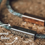 Custom Engraved Magnetic Couple Bracelets