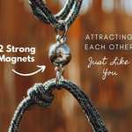 Custom Engraved Magnetic Couple Bracelets