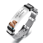 Personalized photo bracelet  for Men Women