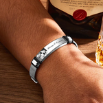 Personalized photo bracelet  for Men Women
