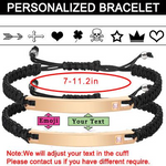 Engraved Matching Bracelets for Couples 2