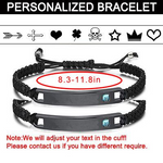 Engraved Matching Bracelets for Couples 2