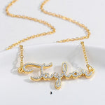 Personalized  Diamond Name Necklace