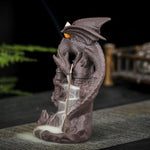 Mystic Dragon Waterfall Down Flow Draft Incense Burner (8 Designs)