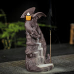 Mystic Dragon Waterfall Down Flow Draft Incense Burner (8 Designs)