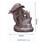 Mystic Dragon Waterfall Down Flow Draft Incense Burner (8 Designs)