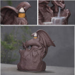 Mystic Dragon Waterfall Down Flow Draft Incense Burner (8 Designs)