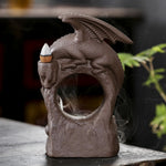 Mystic Dragon Waterfall Down Flow Draft Incense Burner (8 Designs)