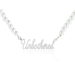 Name Necklace Pearl Chain